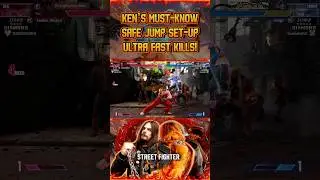 KEN - Ultra Fast Kills Using Safe Jump | STREET FIGHTER 6 #ken #sf6 #fgc