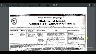 GSI Driver Recruitment 2022 Notification | GSI Driver Notification and Offline Application Form 2022