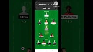 ZIM VS OMN match best team for big winning on dream11 viral short video