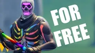 So I tried unlocking Rainbow Skull Trooper using a GLITCH and got this...