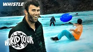 Brodie Smith Frisbee Trick Shots On A GLACIER!?