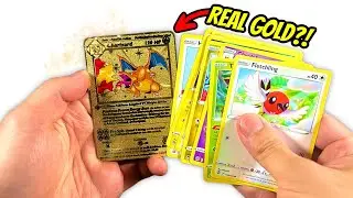 I Pulled The First Ever Gold 1st Edition Charizard Pokemon Card ON CAMERA!