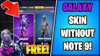 HOW to get the 'GALAXY' Skin WITHOUT Buying NOTE 9! (Store Method)