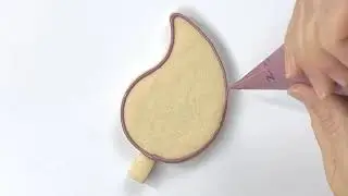 Autumn Leaf Decorated Cookie