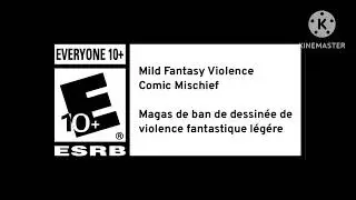 RB Battles 5 ESRB Ratings that are made with E+10 and Not Yet Ratings.