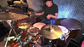 Funk fusion drum groove - Kirchhoff acrylic drums 