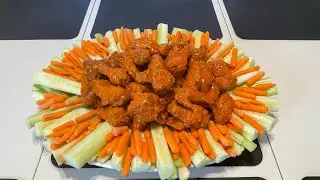 Creamy Buffalo Chicken Wings (For Large Gathering/Party)