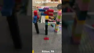 Lego 3t22B fire test at Rillton, PA