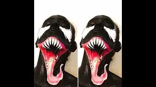 &bull; Venom Facepainting Design