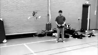 Walkera Ufly-S in gym, first time