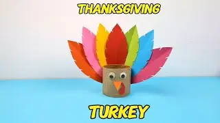 Thanksgiving Turkey Craft Easy #trendingvideo