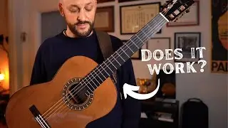 Playing Classical Guitar with a Strap!
