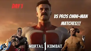 Day 1 Vs Pros Omni-Man Matches! #MK1 #KombatLeague #ProPlayers