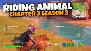 RIDING ANIMALS! in Fortnite Chapter 3 Season 3 is Crazy!!!