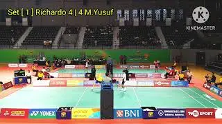 Sirnas B Kalbar 2025 #Final# Mutiara Cardinal, Bandung (M.Yusuf) vs (Richardo) Exist Badminton Club👌