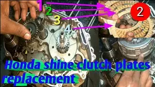 How to solve clutch plate replacement for CB shine