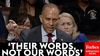WATCH: Hakeem Jeffries Reads Out GOP Lawmakers' Statements Opposing The Big Beautiful Bill