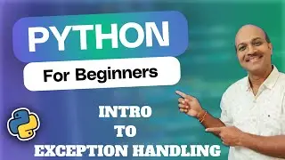 15.1. Introduction | 15.Exception Handling| Python for beginners