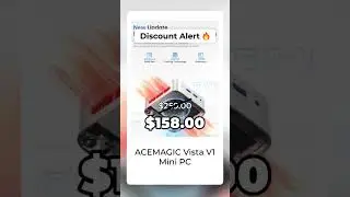 Unbelievable Discount on the ACEMAGIC Vista V1 Mini PC! 🖥️💰