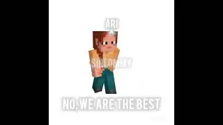 The best character in Minecraft edit #minecraft #steve #alex #zuri #noor #sunny #makena #kai