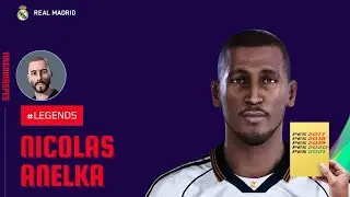 Nicolas Anelka @TiagoDiasPES (Real Madrid, Arsenal, Chelsea) Face + Stats | PES 2021