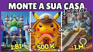 🩷🏡 MONTE SUA CASA POK&Eacute;MON💎💭 Jogo das ESCOLHAS/🎮 #pokemon #quiz