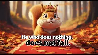 He who does nothing, does not&nbsp;fail.: The Story of a Squirrel Who Was Afraid to Fail