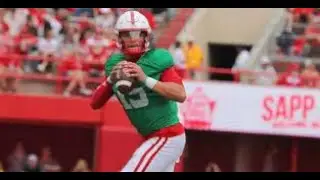 Dylan Railola 2024 Nebraska spring game