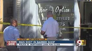 Man shot while getting haircut at Northside barber shop