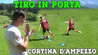 Il tiro in porta - Cortina d'Ampezzo | AC Milan Academy Junior Camp