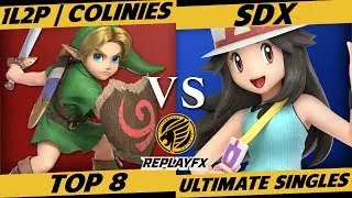 ReplayFX Smash Ultimate Top 8 Losers: 1L2P | Colinies(Young Link vs. SDX (Pokemon Trainer)