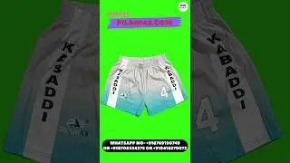 KABADDI SHORTS DESIGN 2024 | #kabaddijersey