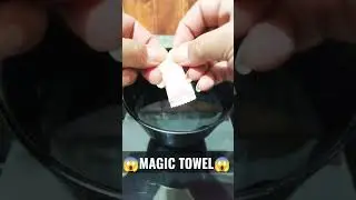 AMAZING MAGIC TOWEL 😱 #shorts #magic #amazing #how #water #unbelievable #subscribe #marvelousvlog25