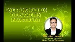 Fabric Relaxation Procedure #garments #fabrics