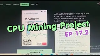 CPU Mining Project EP 17.2 ทดลองขุด Avalanche  AVAX ด้วย UnMineable Miner แบบสบายๆ.. ตามใจฉัน