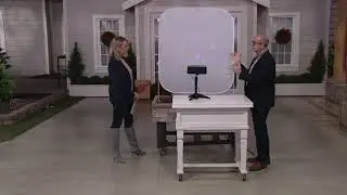 Mr. Christmas Indoor/Outdoor Virtual Projector with Pop-Up Screen on QVC