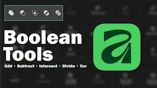 How to Use Boolean Tools in Affinity (Add &bull; Subtract &bull; Intersect &bull; Divide &bull; Xor) | Clean Canvas