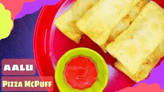 Pizza McPuff - Mcdonalds Style Pizza Puff Recipe at Home - Crispy#mcpuff#crispy#pizza