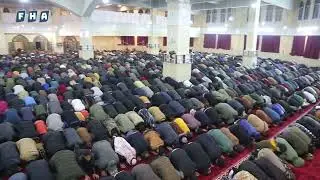 صلاة التراويح من مسجد زيد بن حارثة أكبر مساجد مدينة إدلب