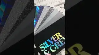 Just a selection of our Silver and Grey Foils 🤍 #shorts