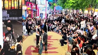 [STREET ARTIST] ONE OF. WITH AUDIENCE. INTERACTIVE HONGDAE BUSKING. 250513.