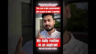 Daily routine of a selected government officer #governmentjobs