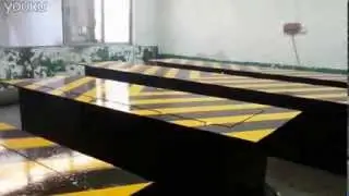 RFID access control hydraulic roadblock with length of 3 meters