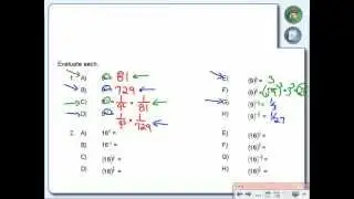 Exponent Rules and Exponent Practice