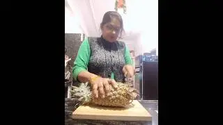 Fresh pineapple juice #shorts #juice #Pavan Rekha recipe
