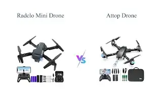 RADCLO Mini Drone vs ATTOP Drone with Camera 🚁📷 | 1080P vs 2K HD FPV Drones!