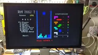 Tetris demo on PC XT