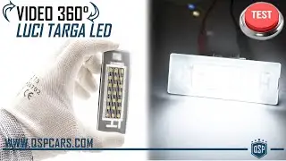Video Placchette LED Targa Complete per Fiat Panda 2, 3 | Luce Bianca QSPCARS accessori Online