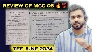 MCO 05 Review Full Questions 👉😱 matched By Shuvam sir.. 🙏 &lrm;@Ignoupathways_1196