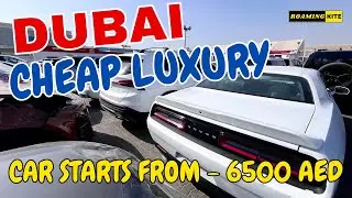 Dubai Cheapest Car Market 2025 | Dubai Second Hand Luxury Car Market | Abandoned Supercars in Dubai